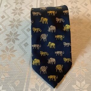 Out Of Africa Tie Handmade Animal Motif